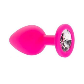 Kinki Range Silicone Gemmed Butt Plug - 3.1 Inch - Kinki Range by Share Satisfaction