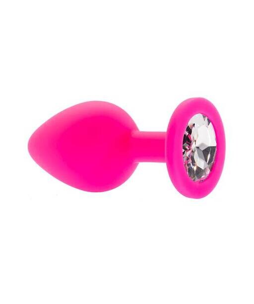 Kinki Range Silicone Gemmed Butt Plug - 3.1 Inch - Kinki Range by Share Satisfaction