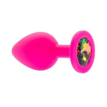 Kinki Range Silicone Gemmed Butt Plug - 3.1 Inch - Kinki Range by Share Satisfaction