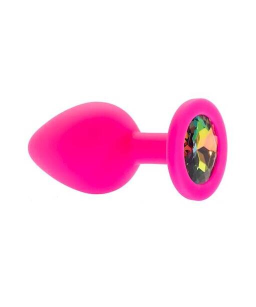 Kinki Range Silicone Gemmed Butt Plug - 3.1 Inch - Kinki Range by Share Satisfaction