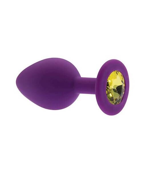 Kinki Range Silicone Gemmed Butt Plug - 3.1 Inch - Kinki Range by Share Satisfaction