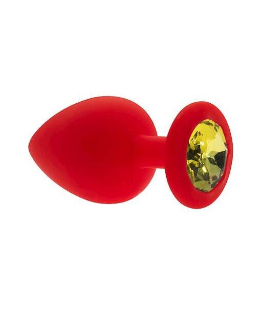 Kinki Range Silicone Gemmed Butt Plug - 3.8 Inch - Kinki Range by Share Satisfaction