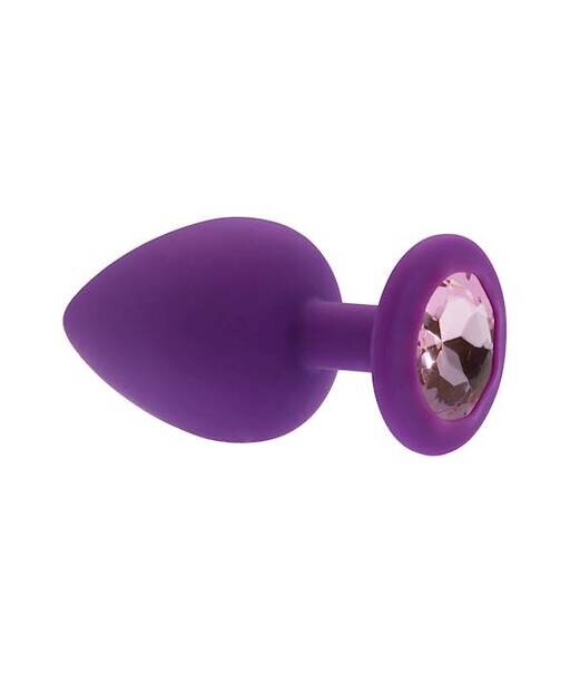 Kinki Range Silicone Gemmed Butt Plug - 3.8 Inch - Kinki Range by Share Satisfaction