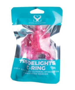 Share Satisfaction Tri Delights Cock Ring - Play By Share Satisfaction