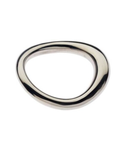 Kinki Range Stainless Steel Bent Cock Ring - 52.5Mm - Kinki Range by Share Satisfaction