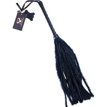 Bound X Faux Fur Flogger With Lambskin Handle - Bound X by Share Satisfaction