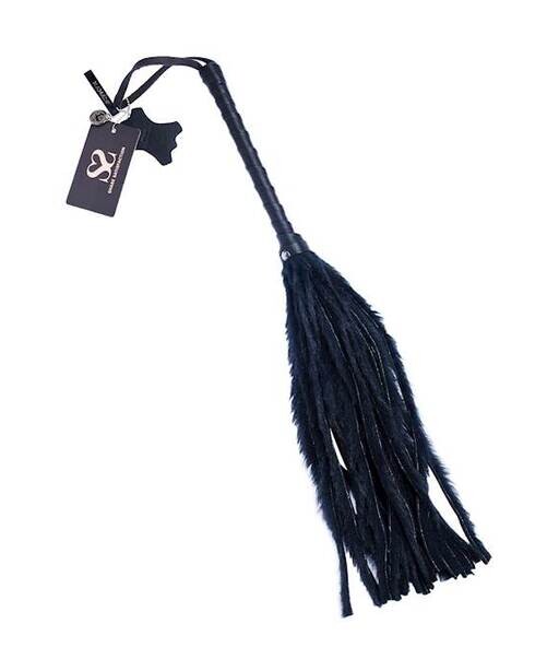 Bound X Faux Fur Flogger With Lambskin Handle - Bound X by Share Satisfaction