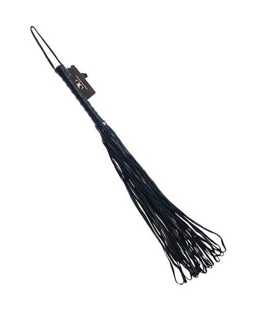 Bound X Calfskin Loop Tail Flogger - Bound X by Share Satisfaction