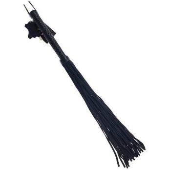 Bound X Suede Flogger With Cord Handle - Bound X by Share Satisfaction