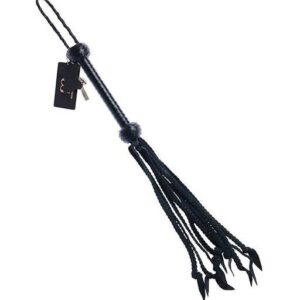 Bound X Braided Calf Leather Flogger - Bound X by Share Satisfaction