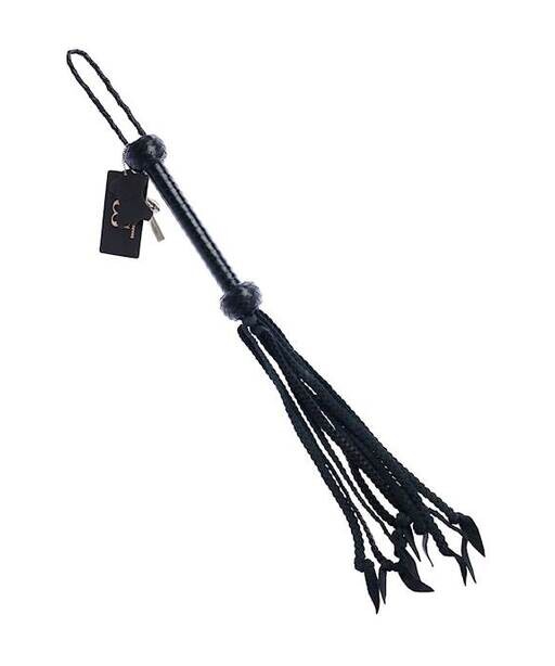 Bound X Braided Calf Leather Flogger - Bound X by Share Satisfaction