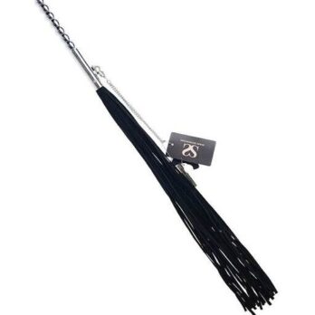 Bound X Suede Flogger With Metal Handle And Chain - Bound X by Share Satisfaction