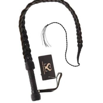 Bound X Heavy Duty Plaited Leather Whip -