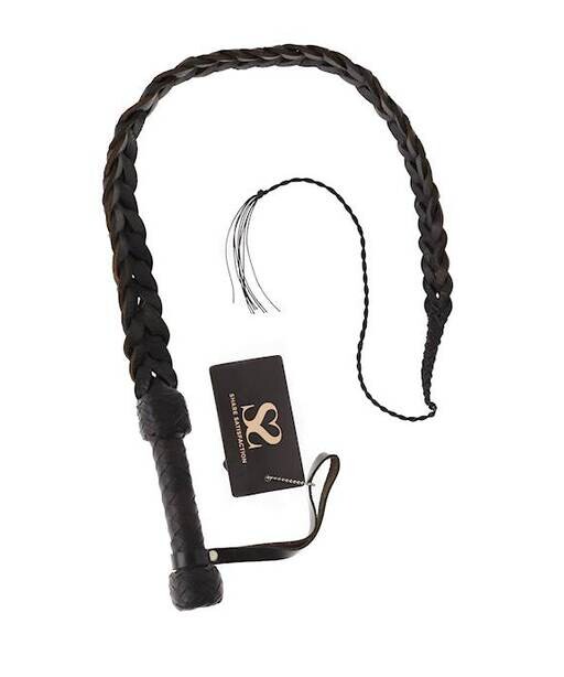 Bound X Heavy Duty Plaited Leather Whip -