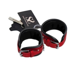 Bound X Rounded Nubuck Leather Wrist Cuffs - Bound X by Share Satisfaction