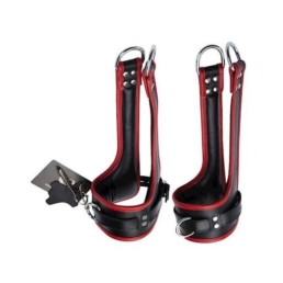 Bound X Tall Leather Suspension Cuffs - Bound X by Share Satisfaction