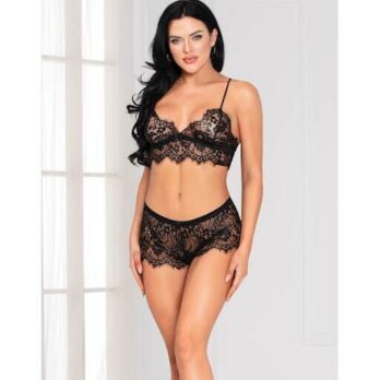 Enchanting Bra Set 11127 Black S - Seven Til Midnight