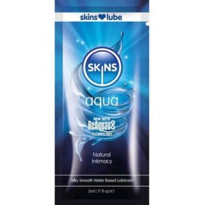 Skins Aqua Water Based Lubricant 5ml foil -