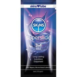 Skins Super Slide Silicone Based Lubricant 5ml foil -