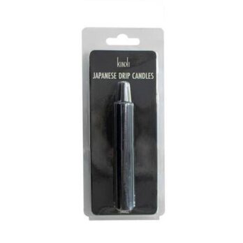 Kinki Japanese Drip Candles - Small - Black - Kinki Range by Share Satisfaction