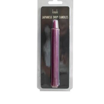 Kinki Japanese Drip Candles - Medium - Purple - Kinki Range by Share Satisfaction