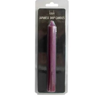 Kinki Japanese Drip Candles - Large- Purple - Kinki Range by Share Satisfaction