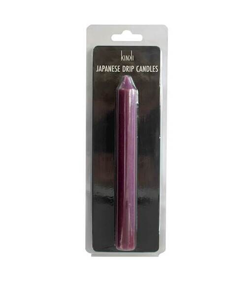 Kinki Japanese Drip Candles - Large- Purple - Kinki Range by Share Satisfaction