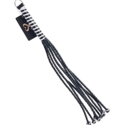 Bound X Braided Leather Cat O Nine Tails - Bound X by Share Satisfaction