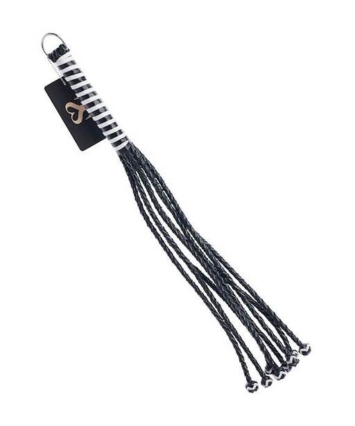 Bound X Braided Leather Cat O Nine Tails - Bound X by Share Satisfaction