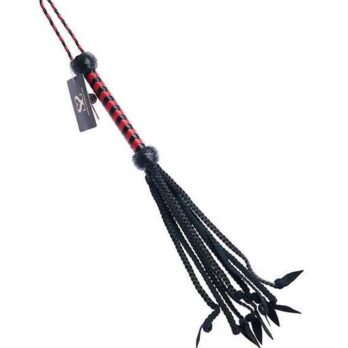 Bound X Braided Calf Leather Flogger - Bound X by Share Satisfaction