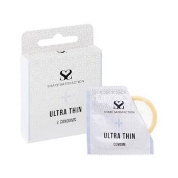 Share Satisfaction Ultra Thin Condom 3 Pack - Share Satisfaction Condoms