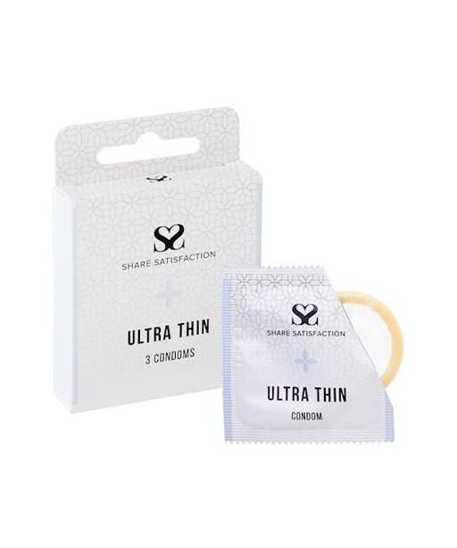 Share Satisfaction Ultra Thin Condom 3 Pack - Share Satisfaction Condoms