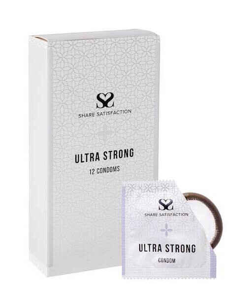Share Satisfaction Ultra Strong Condoms 12 Pack - Share Satisfaction Condoms