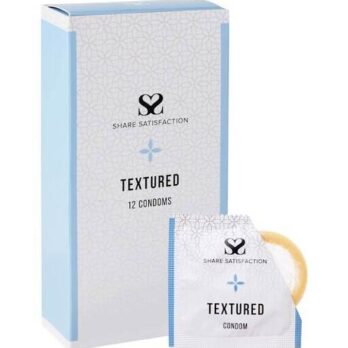 Share Satisfaction Textured Condoms 12 Pack - Share Satisfaction Condoms