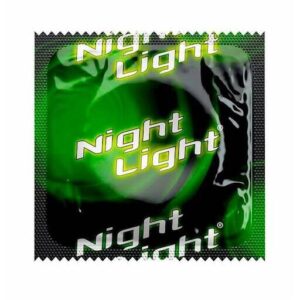 Night Light Glow In The Dark Condom - Single Unit - Night Light Condoms