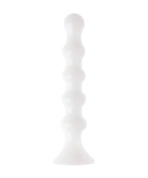 Lucent White Anal Beads - Lucent by Share Satisfaction