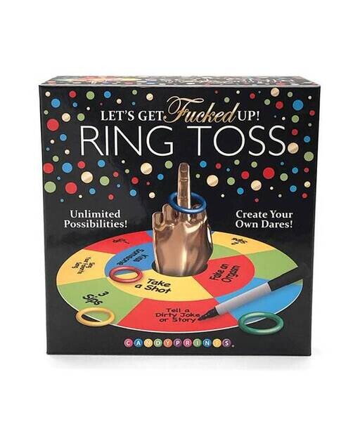 Let'S Get Fucked Up Ring Toss - Little Genie