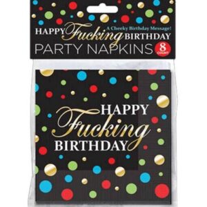 Happy Fucking Birthday Napkins - Little Genie