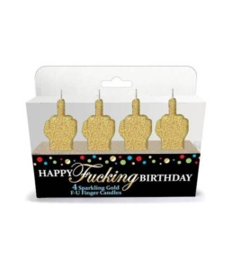 Happy Fucking Birthday Fu Candle Set - Little Genie