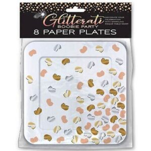 Glitterati Boobie Party Plates - Little Genie