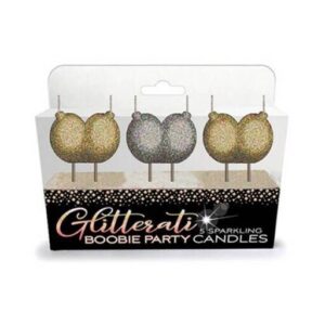 Glitterati Boobie Candle Set - Little Genie