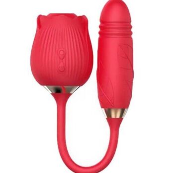 Amore Rose Sucker and Thrusting Vibrator - Amore