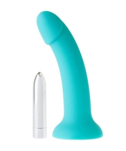 Nood Colours - Silicone Dildo With Bullet - Foil Bag - Nood by Share Satisfaction