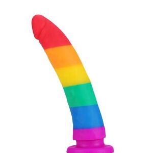 Nood Colours - Rainbow Dildo - Foil Bag - Nood by Share Satisfaction