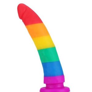 Nood Colours - Rainbow Dildo - Foil Bag - Nood by Share Satisfaction