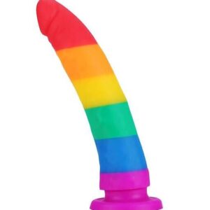 Nood Colours - Rainbow Dildo - Foil Bag - Nood by Share Satisfaction