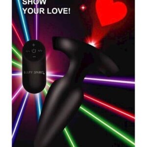 Booty Sparks 28X Laser Heart Anal Plug -