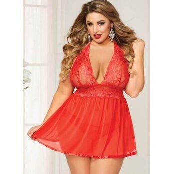 2-Piece Babydoll Set Wonderous - Seven Til Midnight