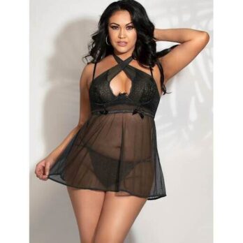 2-Piece Babydoll Set Drama Queen - Seven Til Midnight