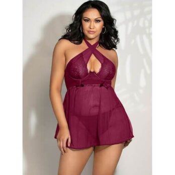 2-Piece Babydoll Set Drama Queen - Seven Til Midnight